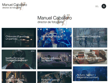 Tablet Screenshot of manuelcaballerodp.com